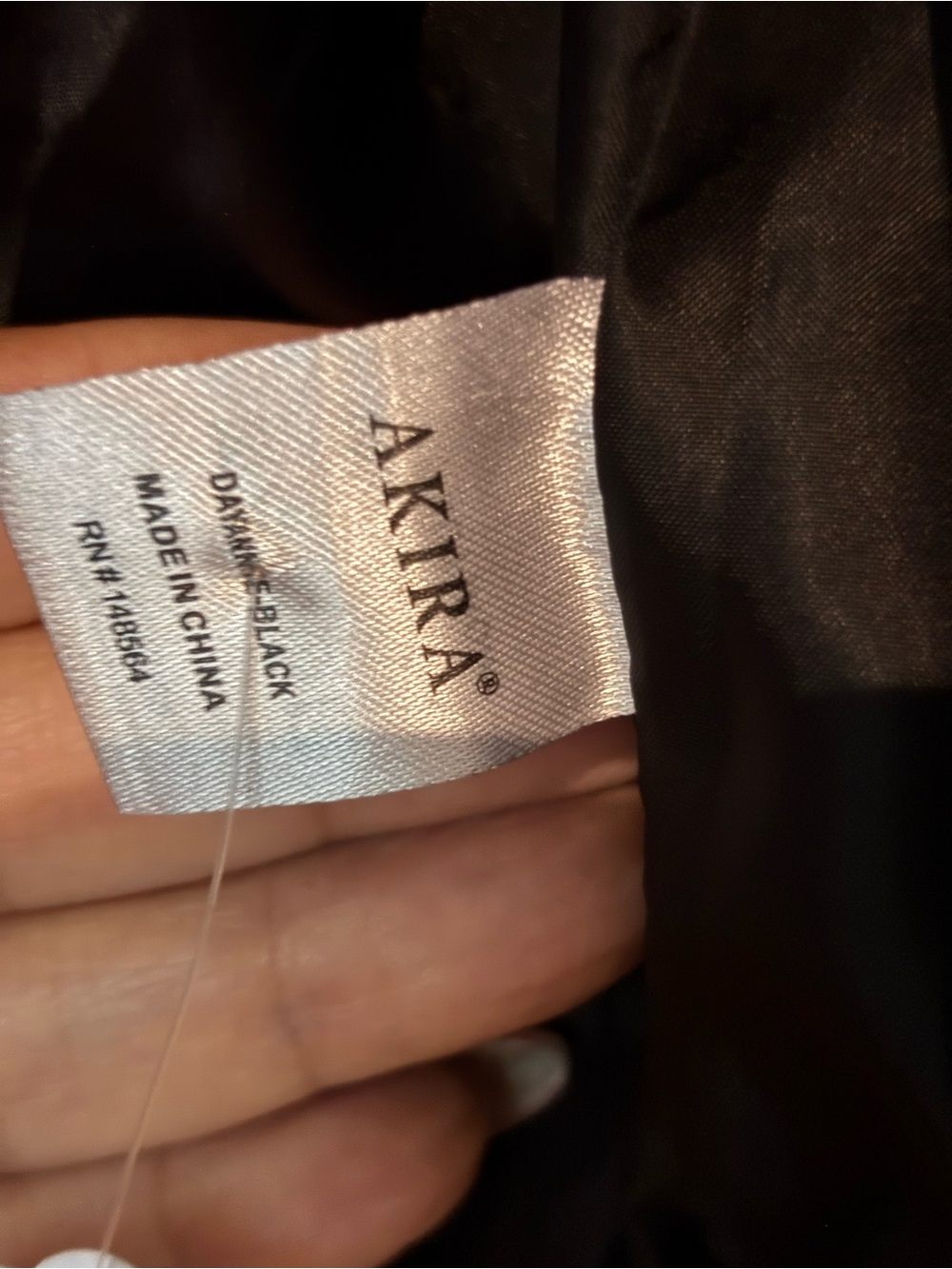 AKIRA Black Plush Cropped Teddy Jacket - Picture 5 of 8